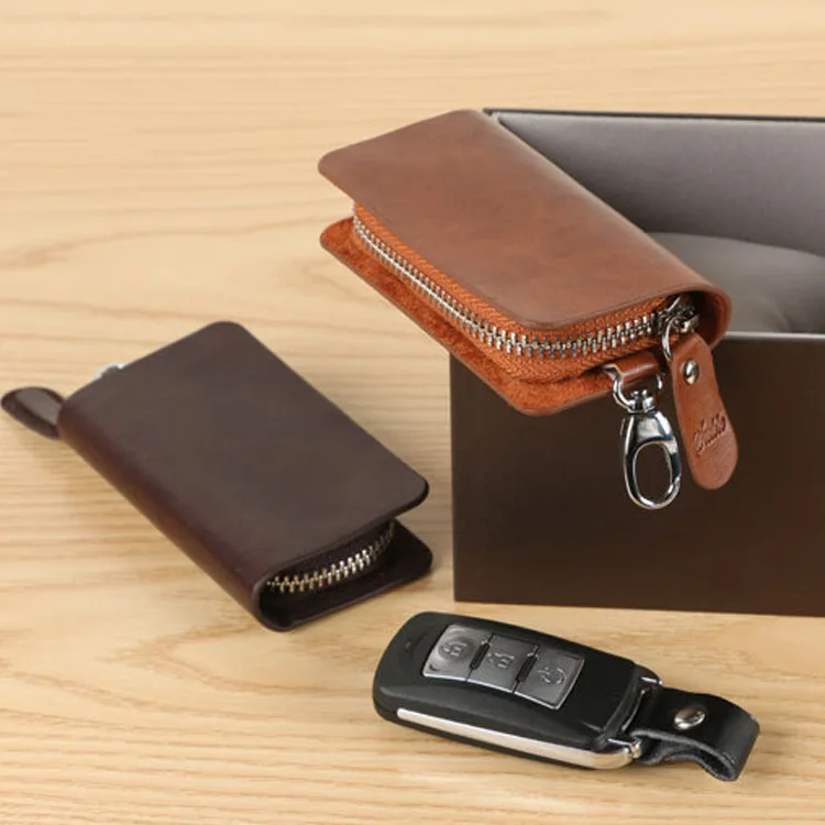 

New Leather Car Key Chain Holder Key Bag Holder Case Cover key bag