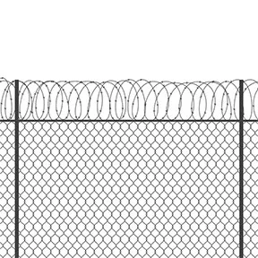 BARBED WIRE FENCING