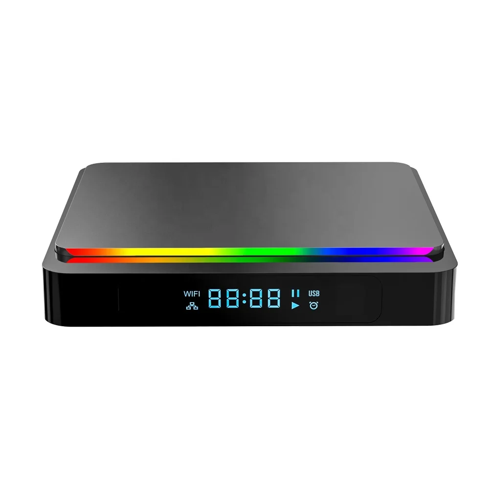 

Newest A95X F3 Air updated version X3 Pro 4GB RAM 32GB ROM set top box Android 9.0 S905X3 with programmable dynamic RGB lighting