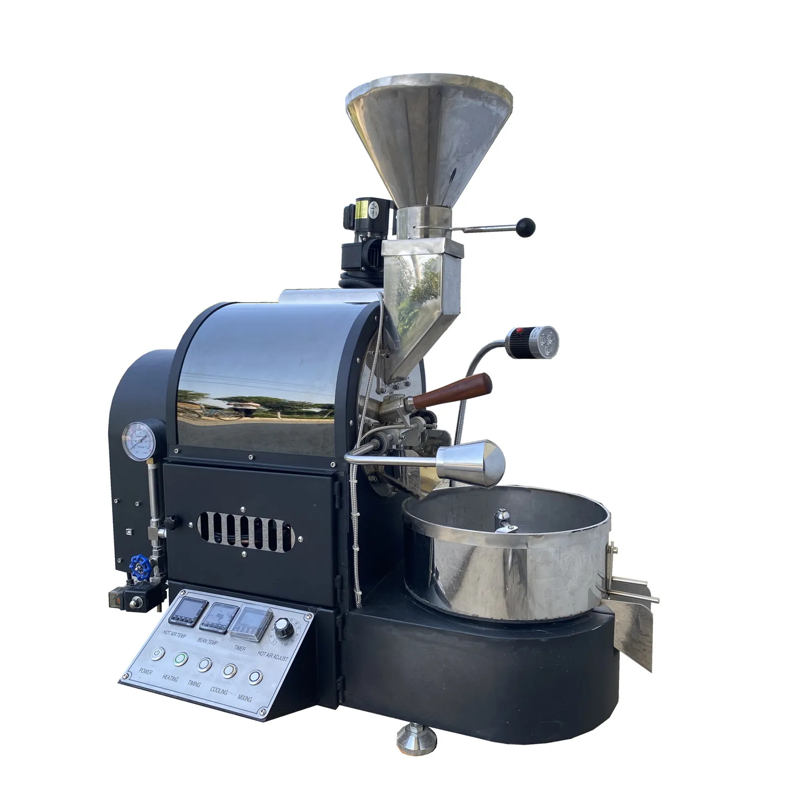 Small Batch Coffee Roaster 1kg For Shop With Artisan Cropster Data