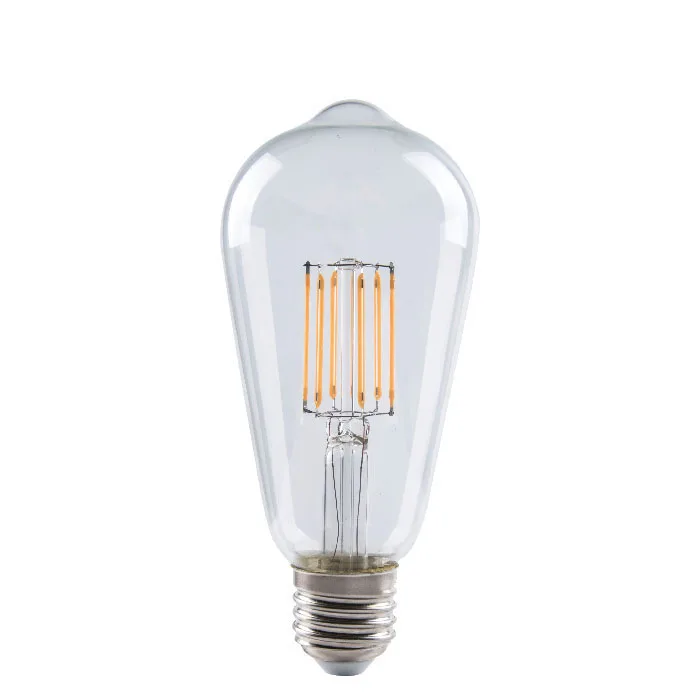 Wholesale 4W 5W 7W 8W 10W 11W E27 Bulb Filament ST64 Decorative Vintage Edison LED Bulb