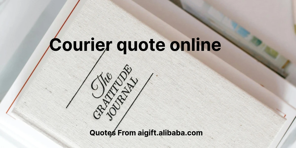 courier quote online