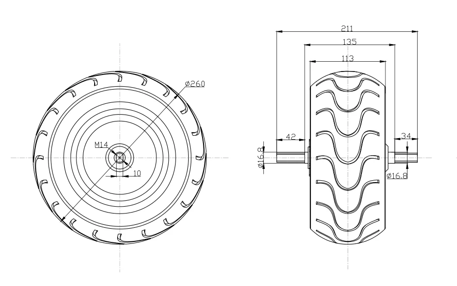 48v hub motor 10 inch