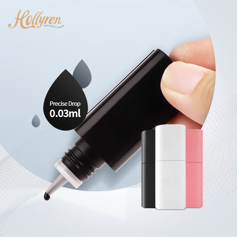 

2021 New Precise 0.03ml Per Drop False Eyelash Extension Glue Adhesive Eyelashes Grafted Adhesive Glue Faux Cil Colle, White/pink/green/black/purple