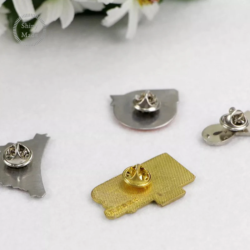 Отличное качество безопасности кошельки штампованные значки логотип