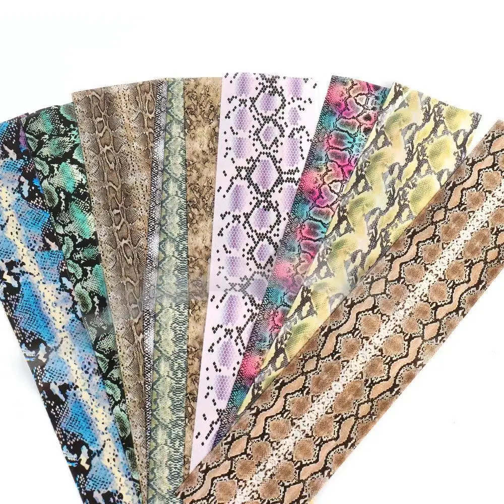 

10 Designs Mix Snakeskin Pattern Design Nail Art Transfer Foil Printing Foil 20*4cm