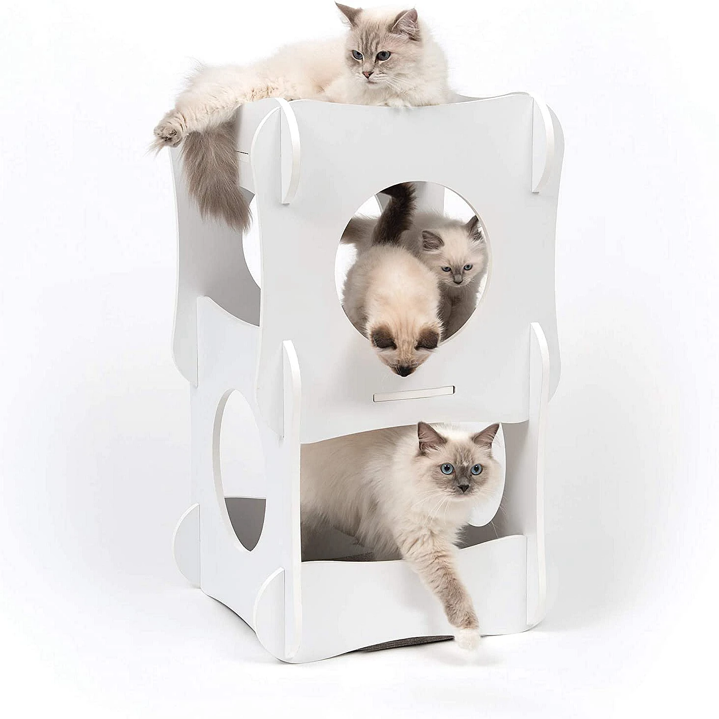

Factory direct wooden pet bed house wooden pet crates unique design cat condo wood cat house bed pet