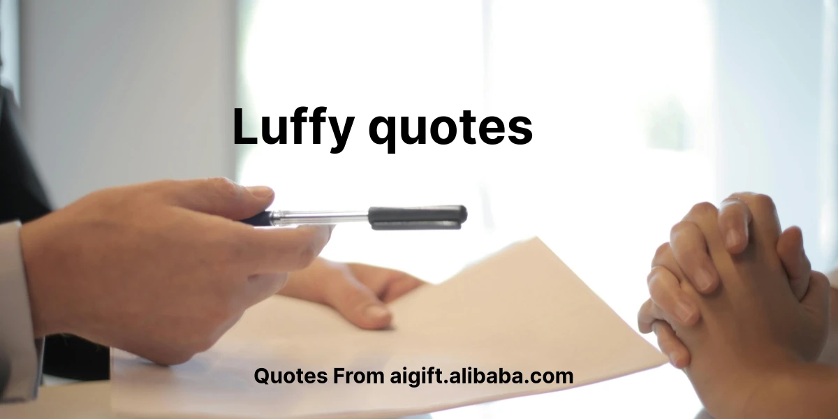 luffy quotes