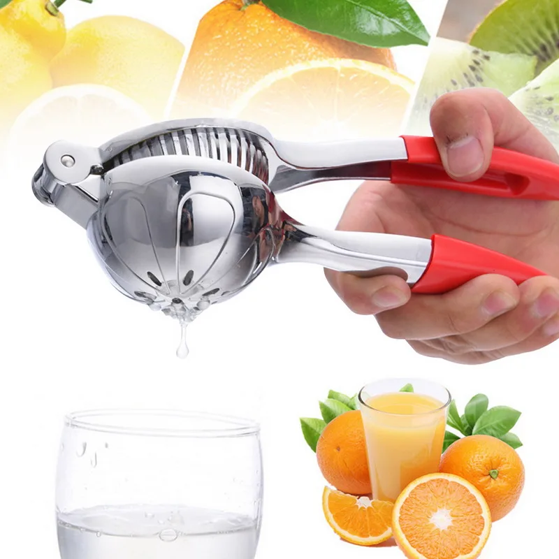 

Manual Lemon Squeezer Manual Lime Juicer Citrus Press For Kitchen, Silver