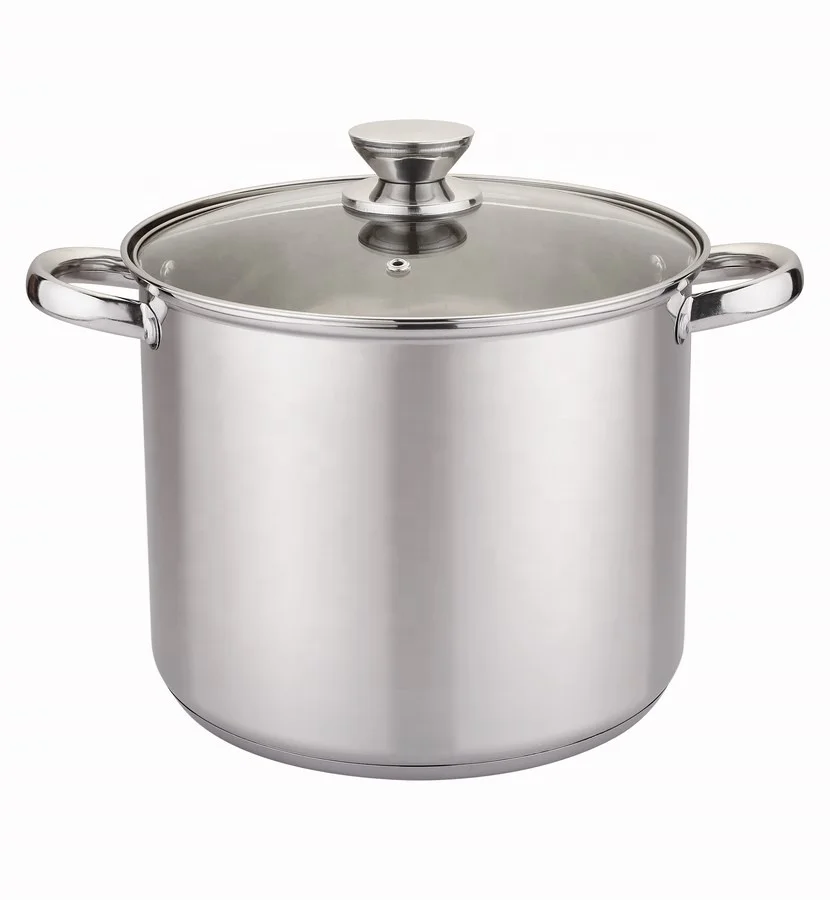 

stainless steel mirror polished grober suppentopf big soup pot cookware casserole pots