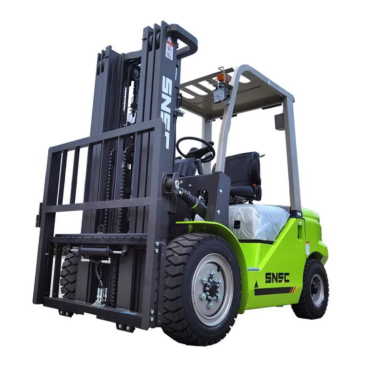 3 Ton Diesel Powered Forklift Montacargas With Japanese Engine Triplex 4.5meters Mast Side Shifter