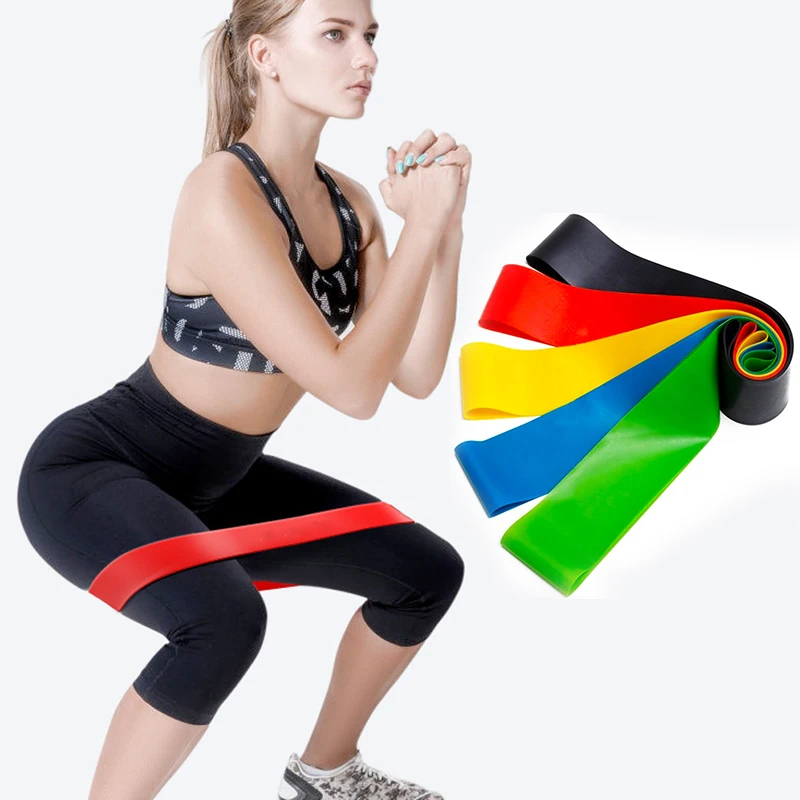 

ENGINE Eco-friendly 5 Resistant Levels Stretch Hip Circle Latex Resistance Bands Set, Yellow,blue,red,black,green,purple,orange,green or customized