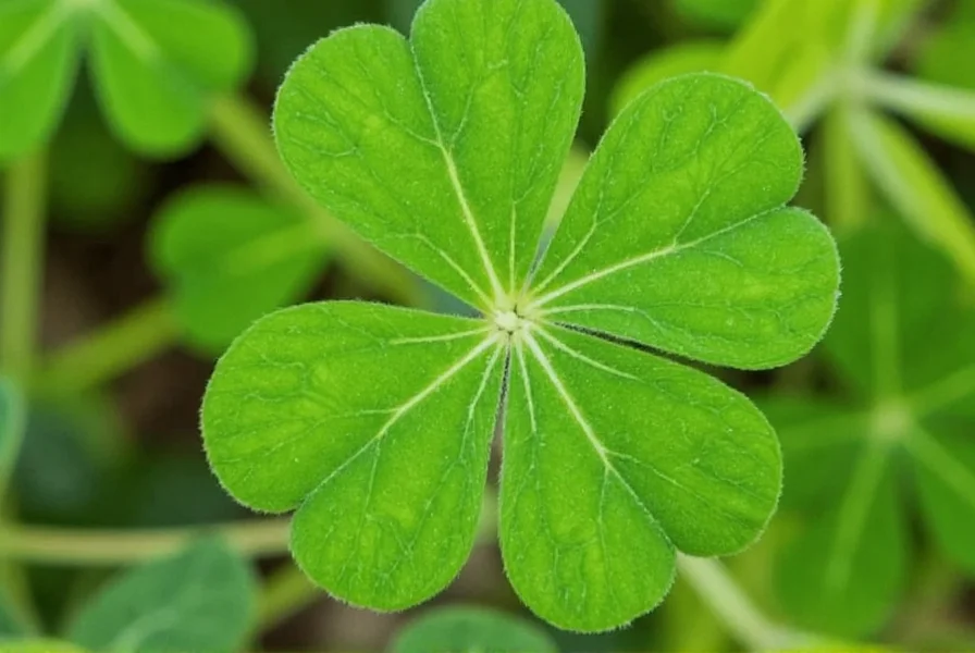 Comparison of Imperial Whitetail Clover leaf structure versus standard white clover