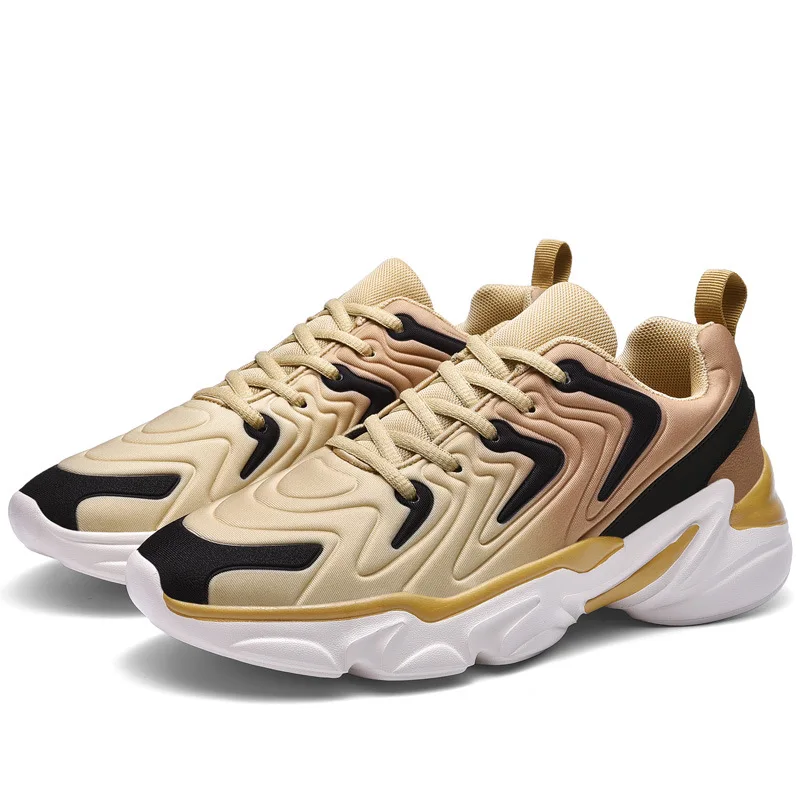 

Hot Selling Wholesale Sport Shoes running casual shoes for men men's casual shoes, Red/black/gold