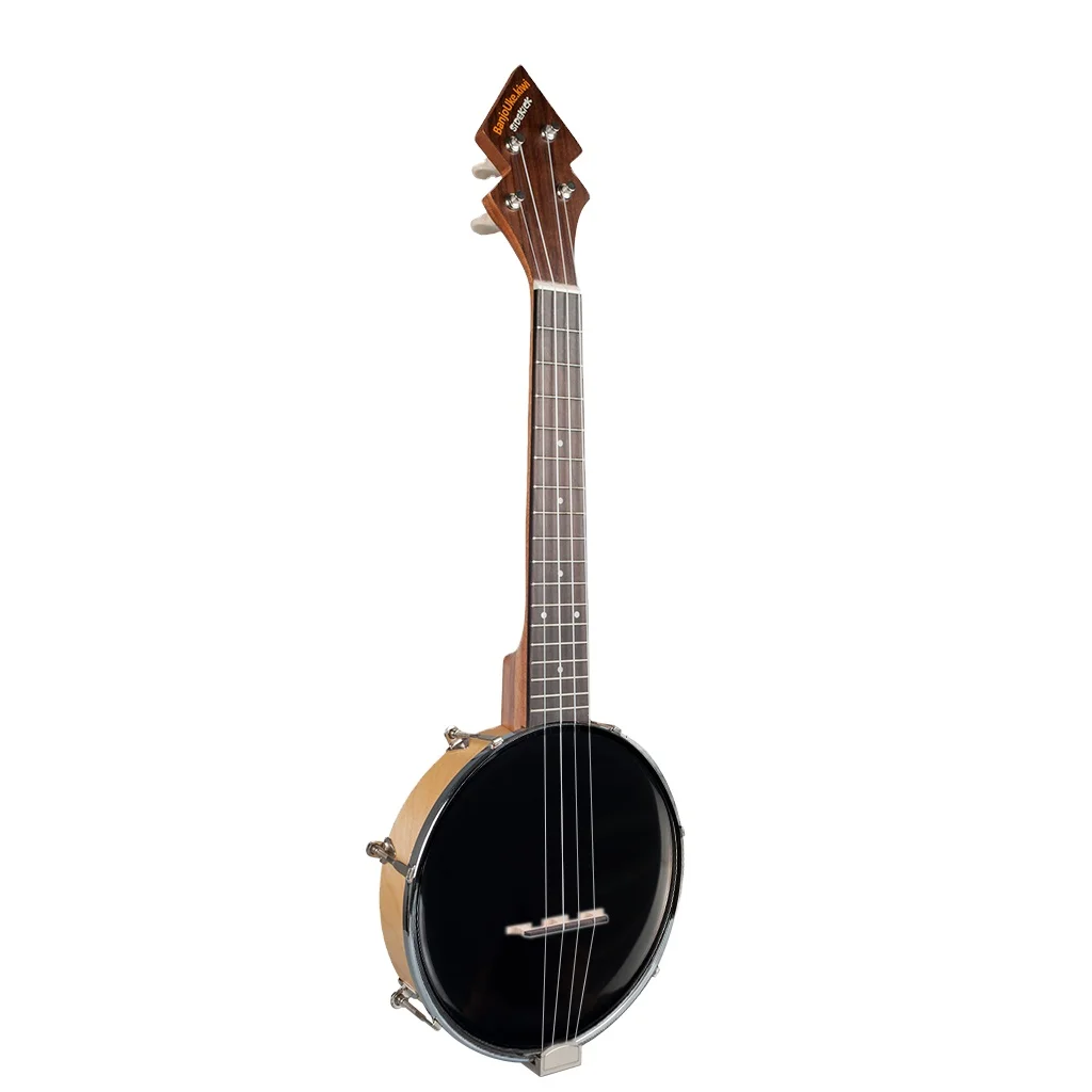 

NAOMI Banjolele Banjo 26 Inch Tenor Banjo Ukulele Black Color Ukelele Uke Concert W/Bag