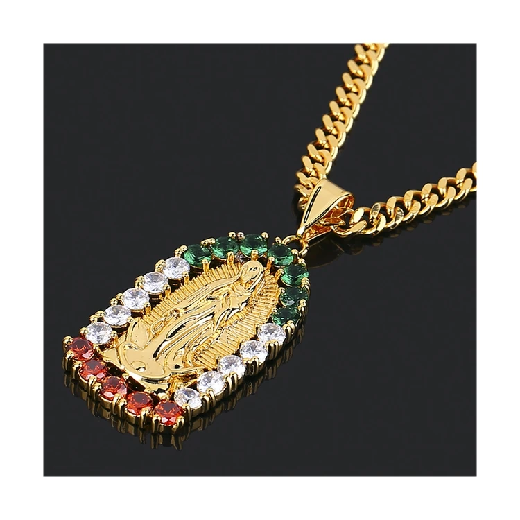 

Vendors wholesale jewelry high quality necklace 18k gold plated jewelry display female charm