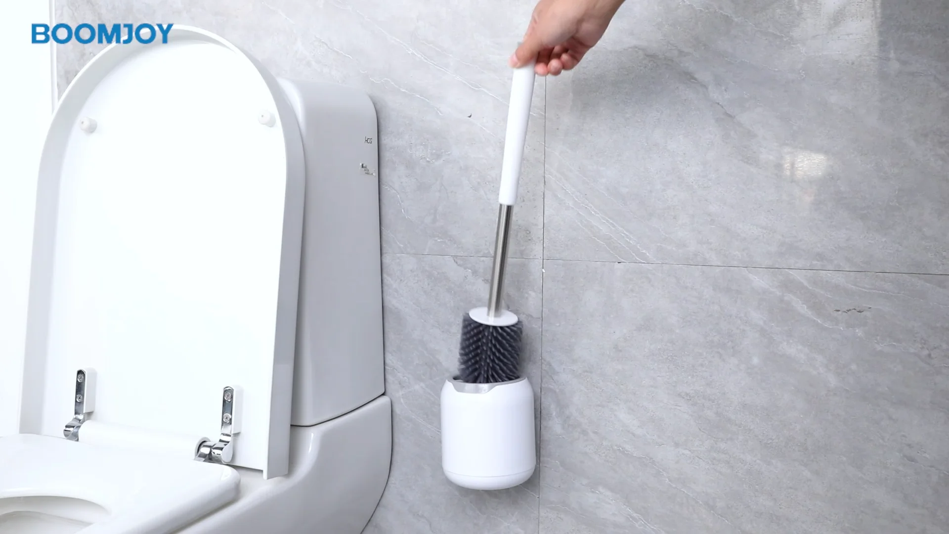 Boomjoy Wall Mounted Antibacterial Toilet Wc Brush Cleaning Brushes