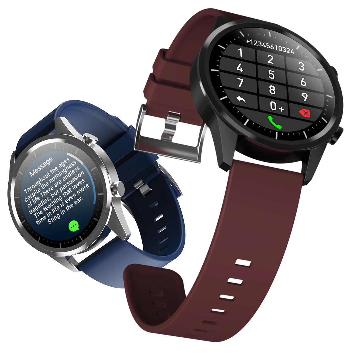 

2020 Amazing Cheap Trendy Sport Big Round Shape Metal Body Luxury Answer Call Smart Wrist Watch for Men Women