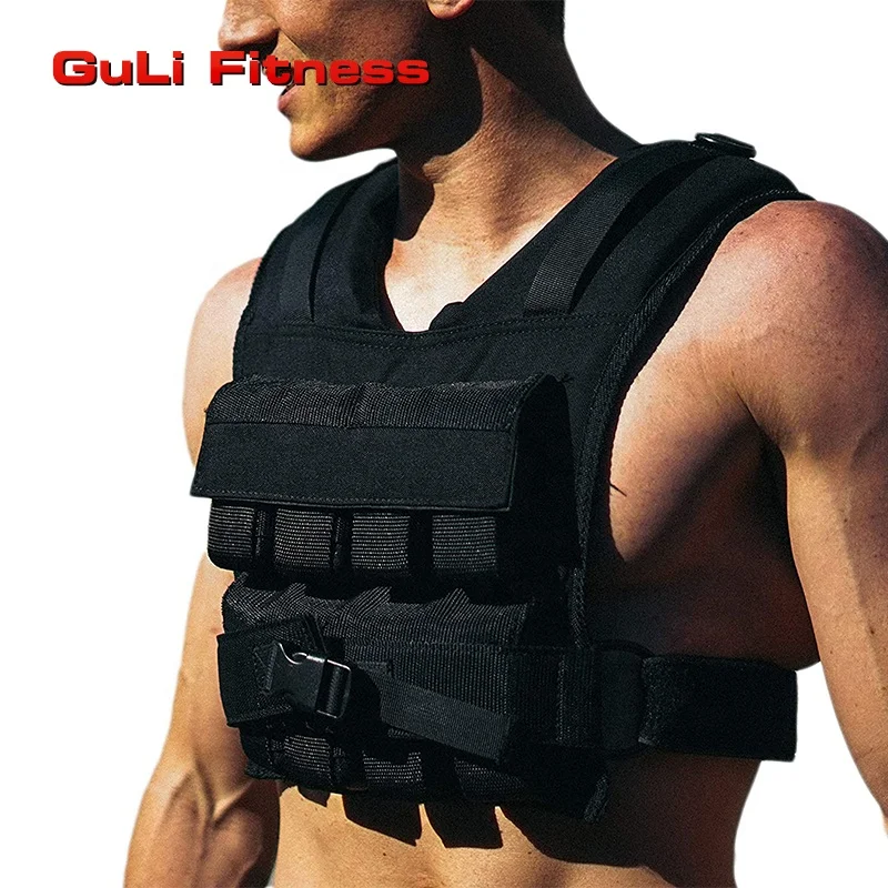 

Guli Fitness OEM/ODM Custom Logo Functional Breathable Training Adjustable 10Kg/20Kg/30Kg Weight Vest For Men And Women