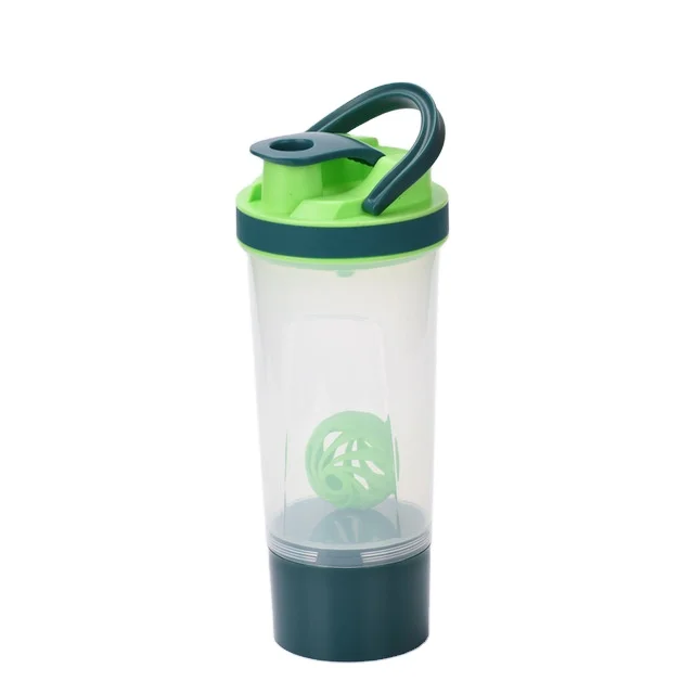 

Mikenda New Style Shaker Outdoor Travel Portable Drinkware Tritan Plastic Whey Protein Powder Sport Shaker Bottle