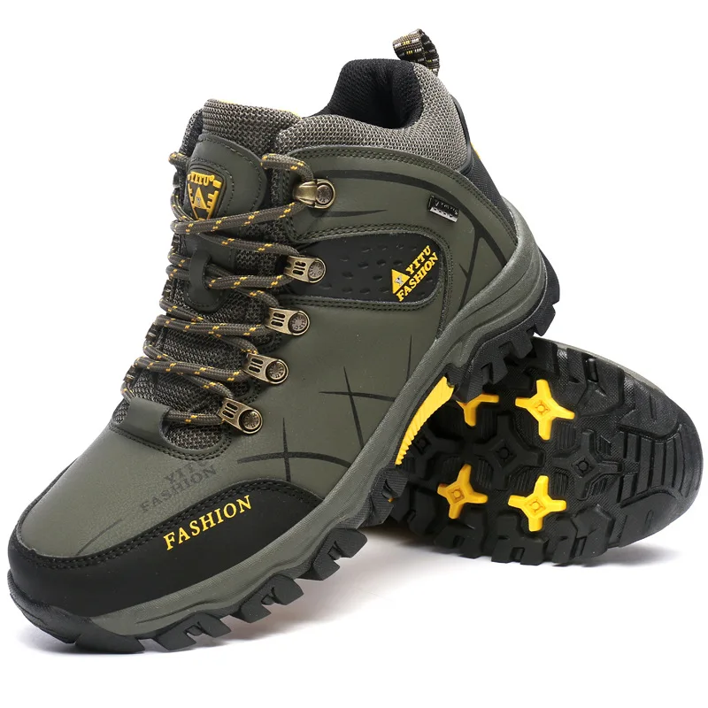 
Waterproof Comfortable Mountain Ankle Hiking Footwear winter Sneakers woodland suede safety shoes 