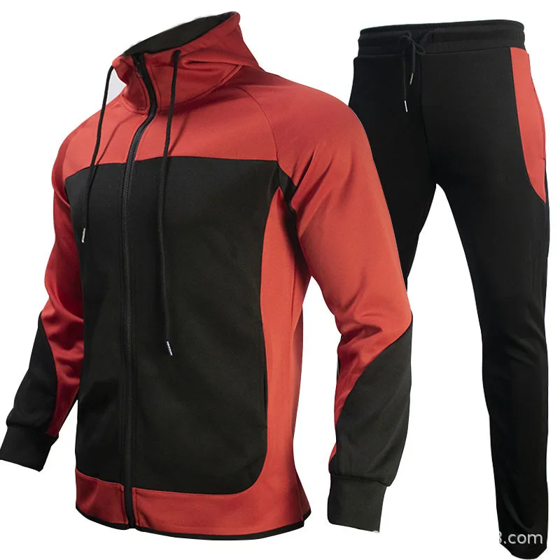 

Autumn Winter Outdoor Sports Stylish Casual Design Two Piece Set Men Custom Plain Tracksuit, Custom color