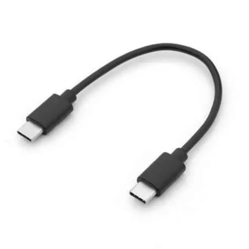 

otg 9" USB C to USB C Data & Charge Cable Cord Wire for Earphones Headphones, Black