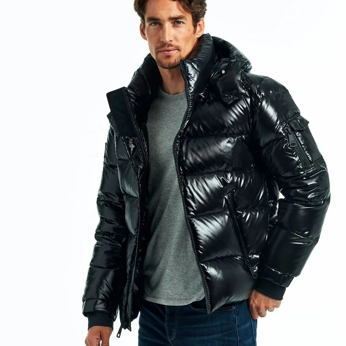 

NS033 Wholesale fashion 2021 autumn casual men winter jackets & coats men coat, Picture