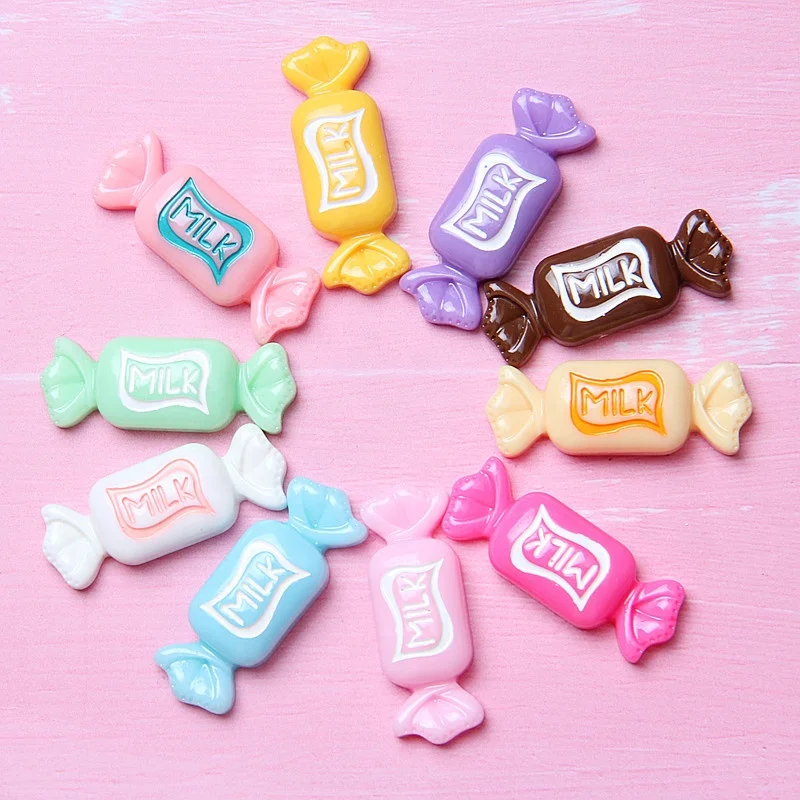 

Paso Sico Brand New Popular Colorful Resin Candy Summer Kawaii Nail Art Charms for DIY Nails Decoration Supplies