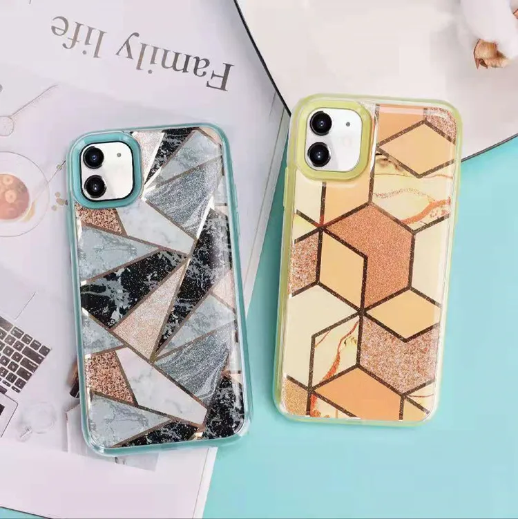 

Mobile accessories rigid tpu pc hybrid electroplate anti scratch smart phone case back cover for OPPO A94