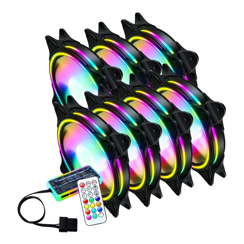 

High Quality Quiet RGB Led Fan With Controller For Computer Case