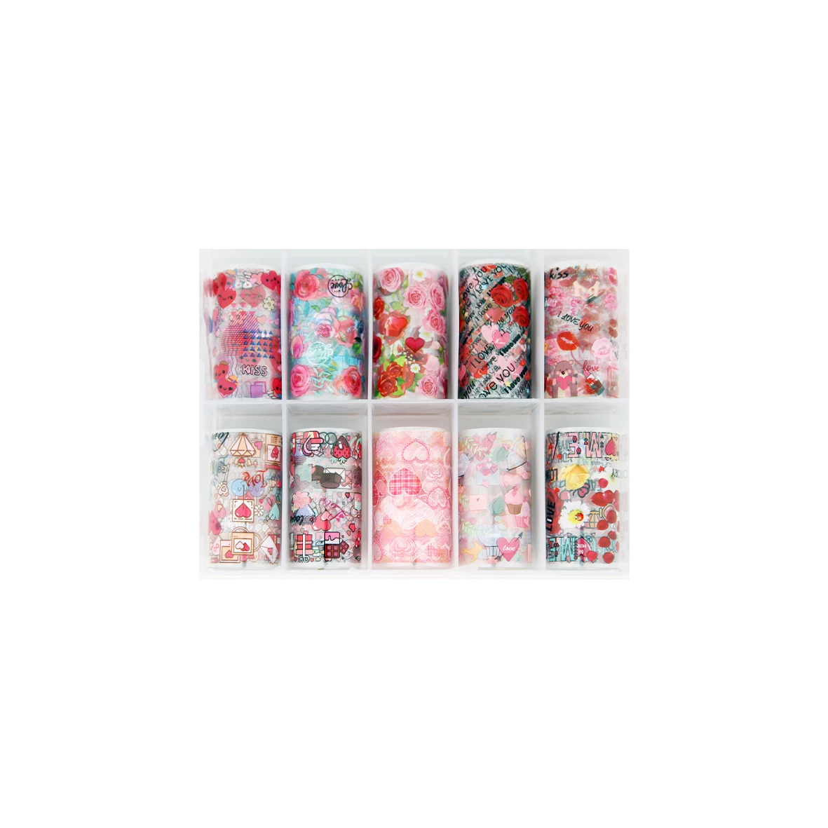 

Nail Material Ready To Ship Pretty Women Convenience Salon charmful Nail Art fast Nail Foil Transfer foil, Colorful