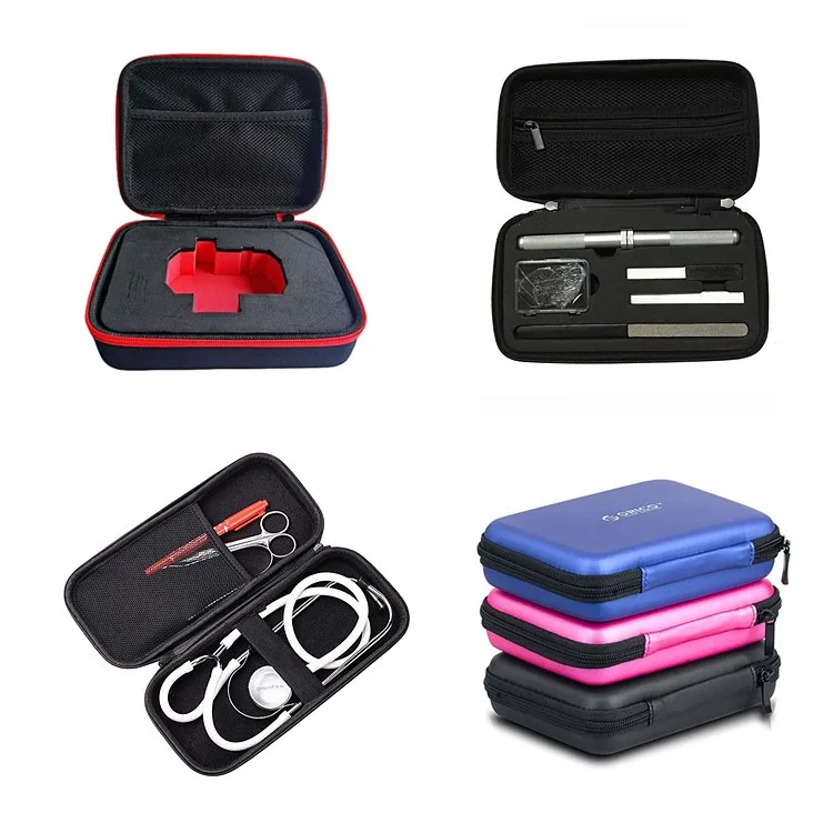 

Plastic portable handle customized size eva waterproof storage electronic tool case box 900d