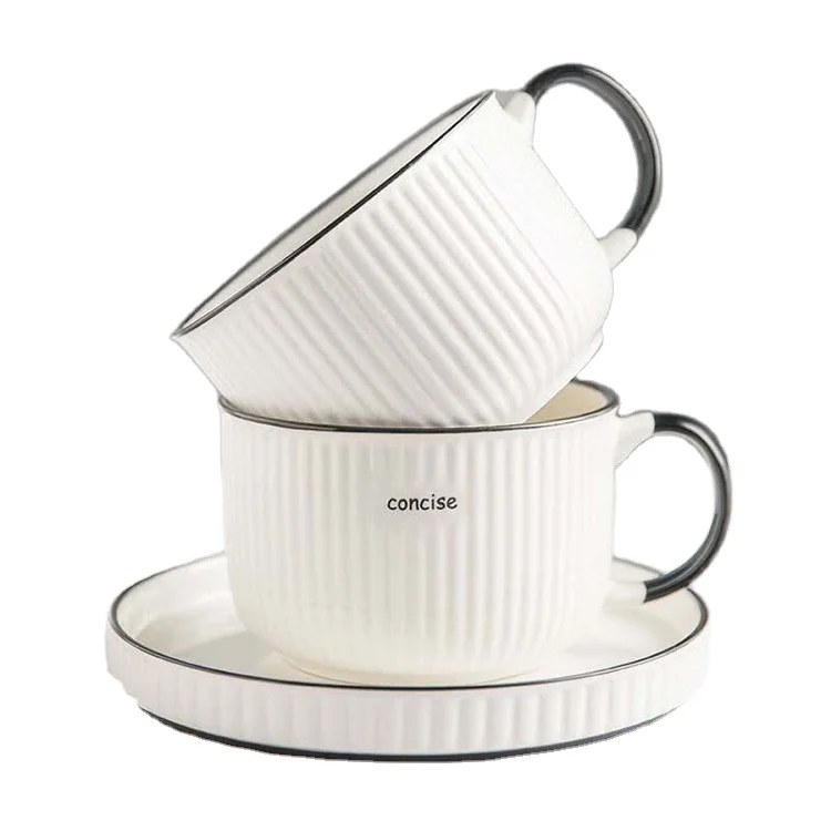 

Matte custom logo nordic style high quality hotel restaurant used modern embossed ceramic dinnerware sets, Beige