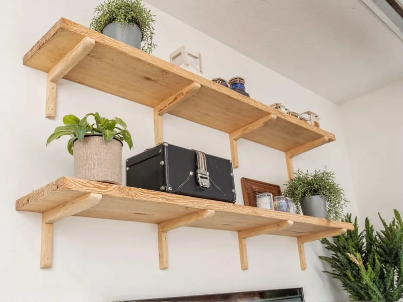 diy garage shelves