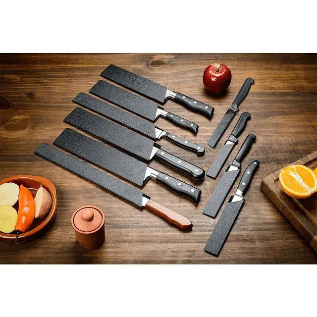 

Factory direct kitchen tool ABS material knife protection Knife Guard sleeve with knife cover, Black