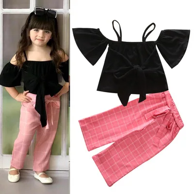 

F10981A 2020 fashion newest design kids lovely set clothing, As picture