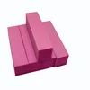 Wholesale Rectangle Shaped Pink Sponge Building Blocks Nail File