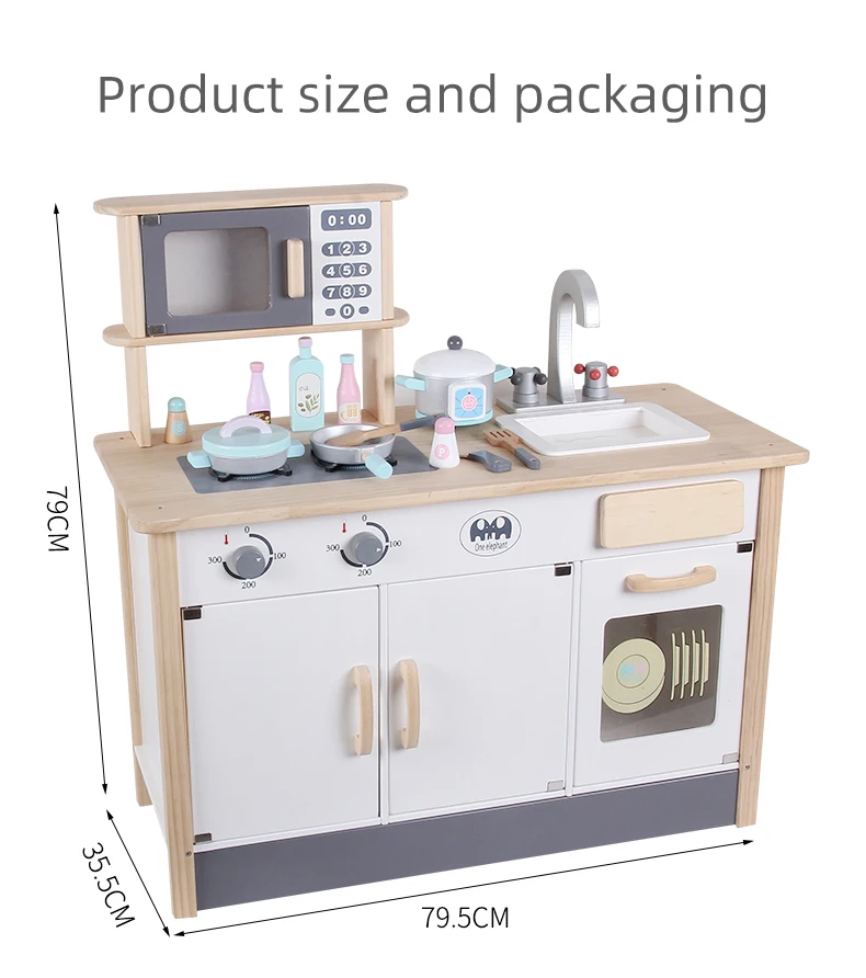 minimalist play kitchen