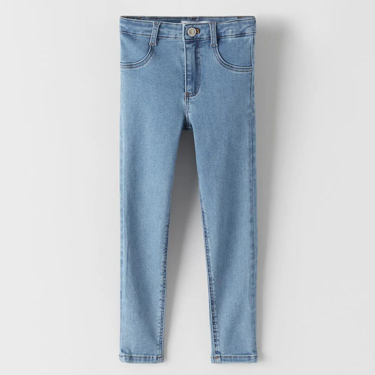 
High Waist Jeans Factory Price Ladies Fashion High Waist Skinny Stretch Jeans Trousers 