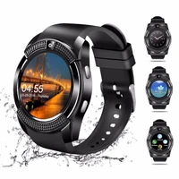 

Smartwatch 2019 ip68 V8 smart watch waterproof phone Call 2G SIM memory Card Camera smartwatch