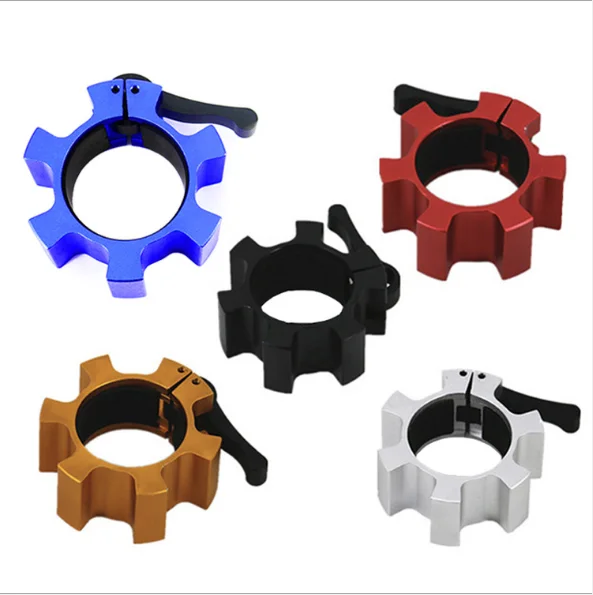 

Wholesale best quality barbell bar clamps for fit 50mm barbell bar, Multi color