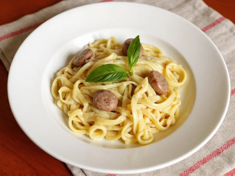 Perfect Sausage Alfredo Recipe & Pro Tips (25 Minutes)