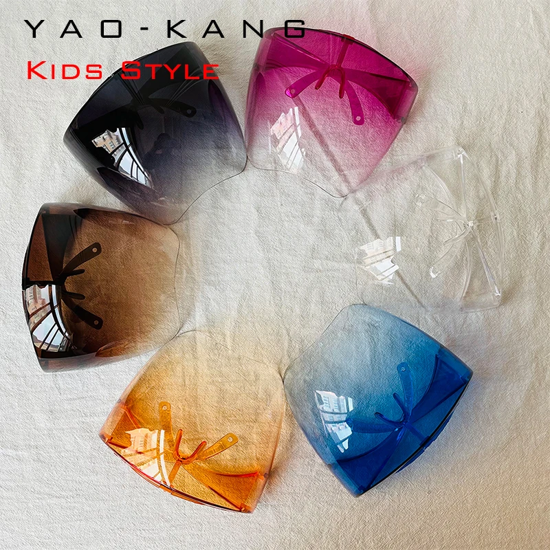 

Kids Big Whole Face Glasses Oversized Anti-Fog Children Visor Sunglasses SPK05K, Photo show