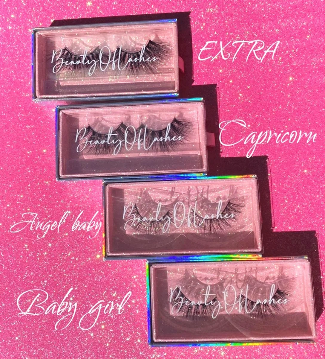 
Customized eyelash Box 100% 3D Real Mink False Eyelashes case private label best Wholesale Vendor 