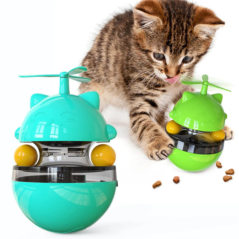 

Hot Selling Pet Dispenser Cat Slow Feeder Treat Ball Cat Tumbler Toy Pet Puzzle Funny Interactive Pet Toys, Customized color