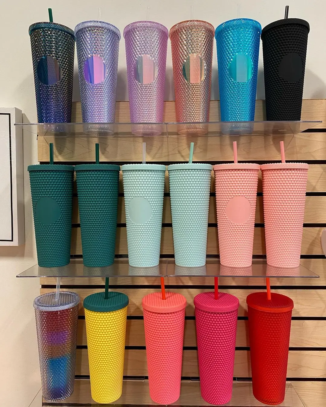 

Red without logo circle double wall navy blue no logo 24oz pink with straw cups 2021 studded tumbler matte black, Various