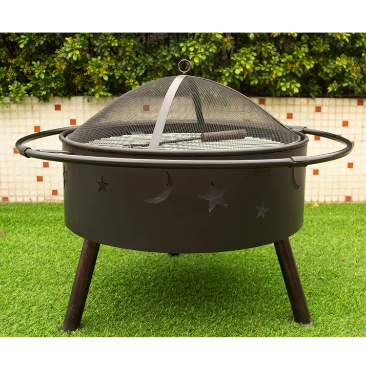 Outdoor Fireplace Brazier Wood Burning Fire Pit