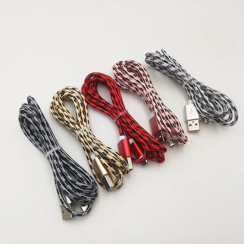 
Amazon Hot Selling 3FT 6FT 10FT Nylon Braided Cable USB Cord Charging for iPhone for iPhone original Cable 