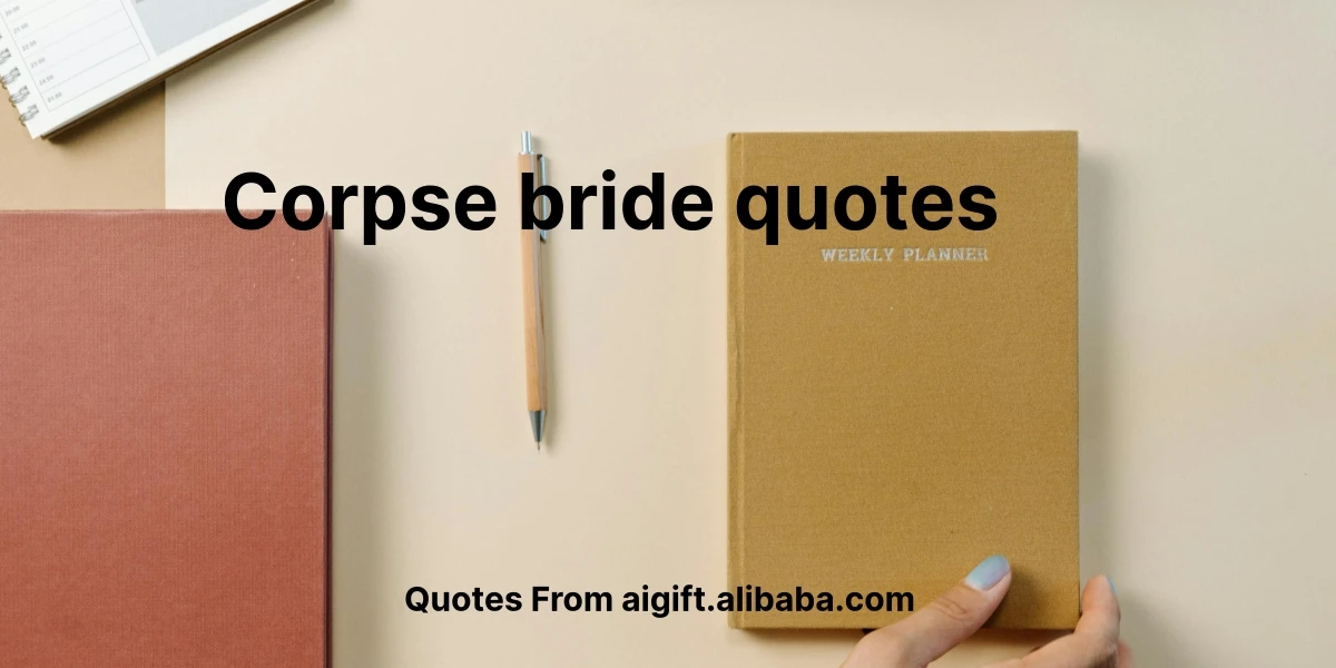 corpse bride quotes